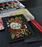 bony botanical skull - original aceo - Image 4