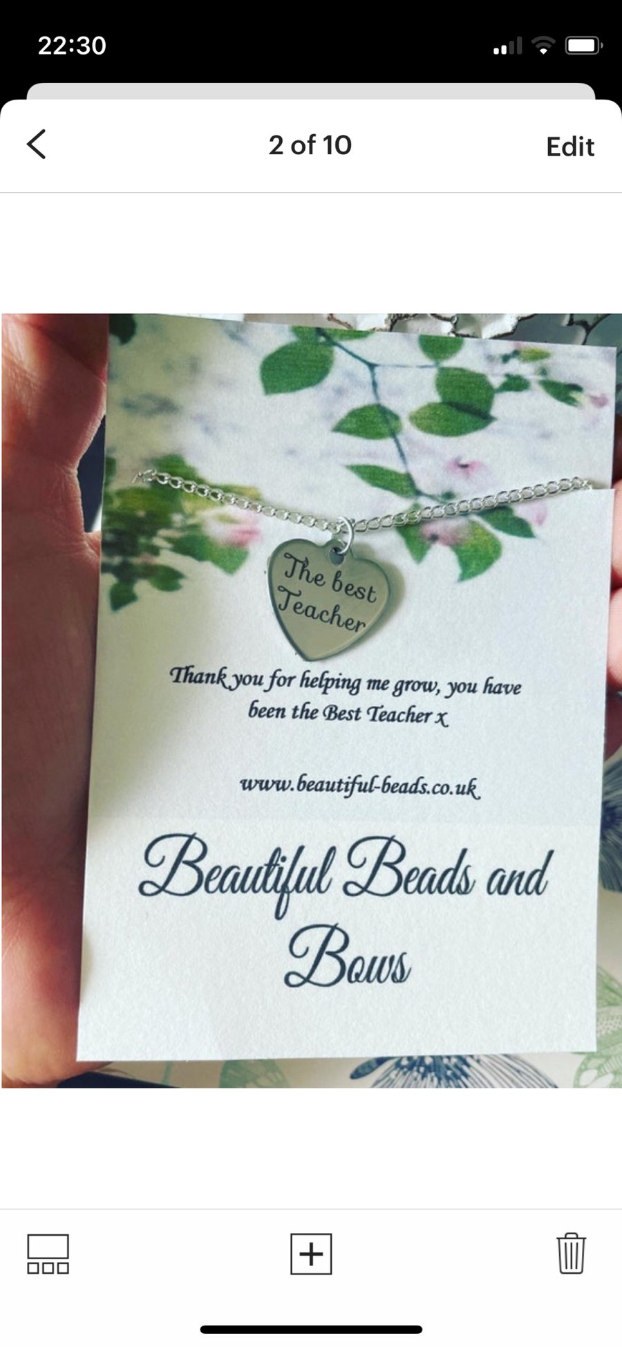 Best teacher stainless steel heart pendant silvertone curb chain necklace gift 