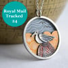 'On Pasty Watch' seagull necklace - NEXT DAY DELIVERY
