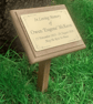 Oak wooden memorial Custom order Leicester Hospitals Charity - Image 4