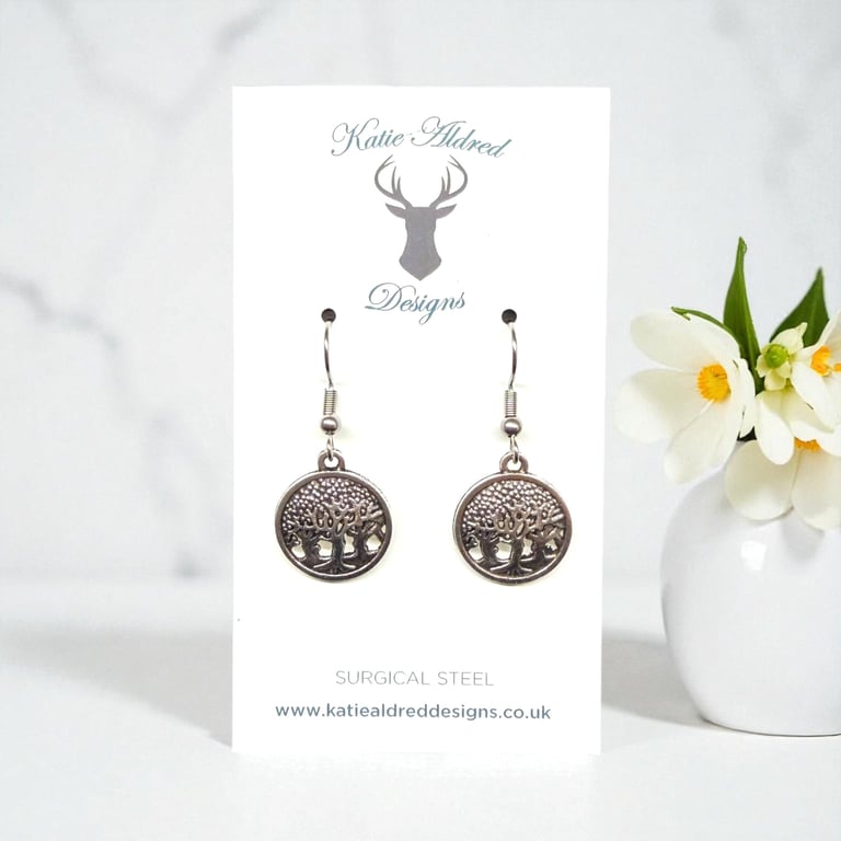 Charm Earrings - Woodland