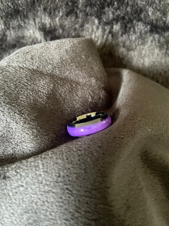 Resin ring, men's, lady's, handmade