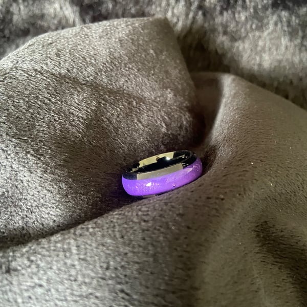 Resin ring, men's, lady's, handmade