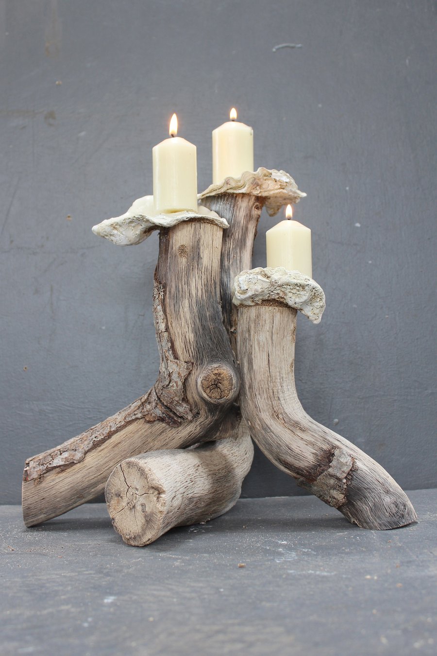 Driftwood Candle holder,Driftwood Candelabra,Driftwood candle stand,Table centre