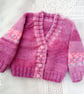 Classic Hand Knitted Cardigan for a Boy or Girl, Hand Knitted Aran Cardigan - Image 6