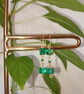 Emerald Cascade Earrings - Image 1