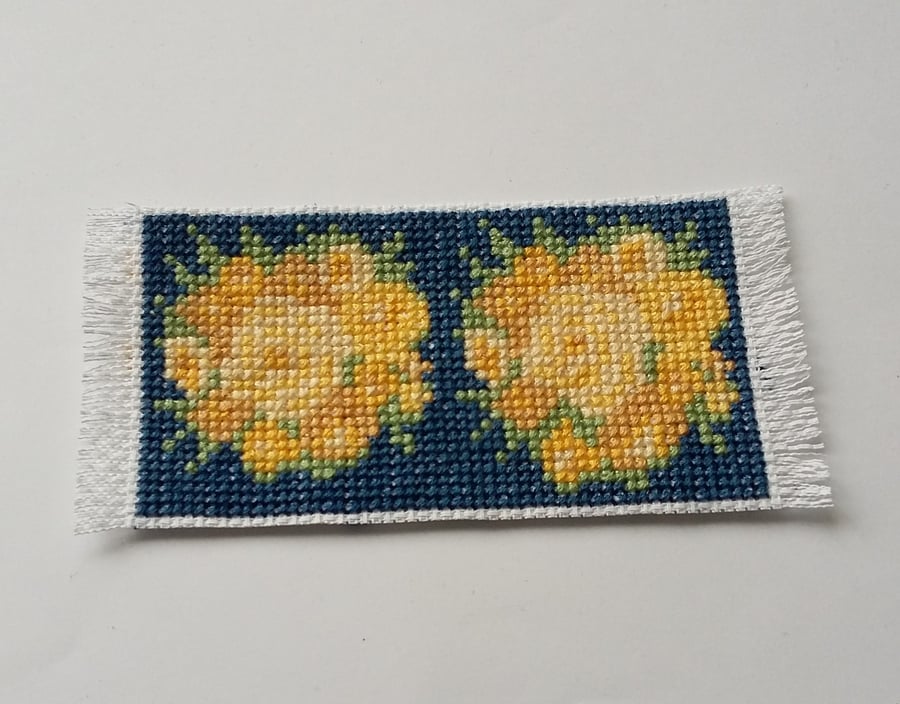 12th scale CROSS STICHED RUG