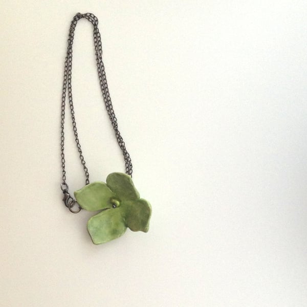 Ceramic Flower Necklace