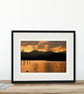 Derwent Water Lake District Cumbria sunset English lakes view - Free UK Postage! - Image 4