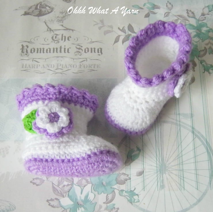 Seconds Sunday end of line. Lilac and white car... - Folksy