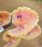 Stationery Sticker Set - Pencil Sharpener Shavings Holographic Glitter - Image 3
