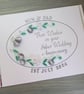 Personalised Handmade Silver Wedding Anniversary Card - 25th Keepsake