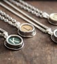 Typewriter Letter Key Necklace Custom Initial Made to Order - Image 4