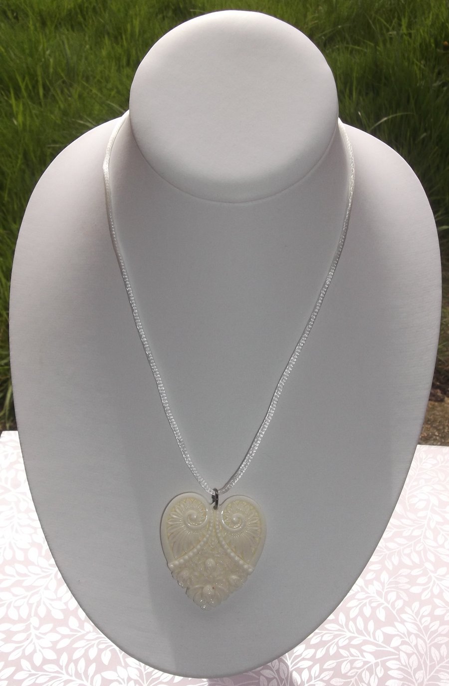 Sale Ivory Heart pendant