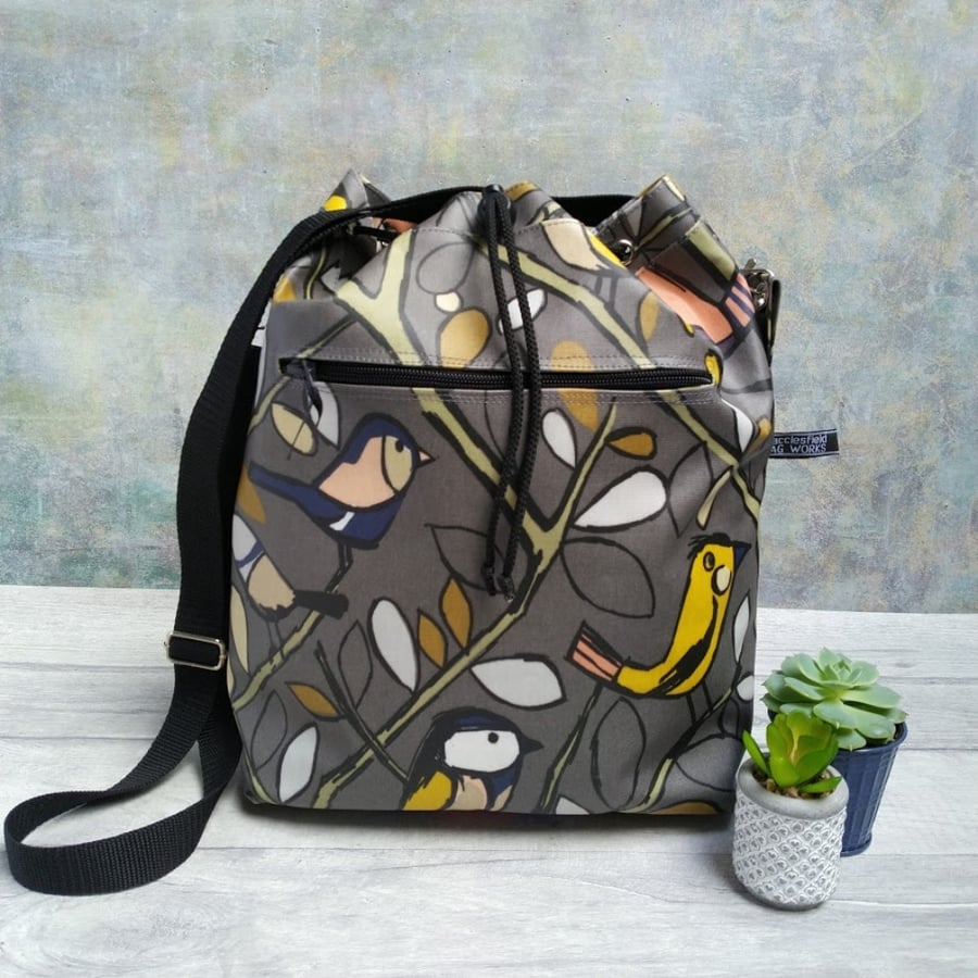 Oilcloth Bucket Bag