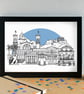 Athens Skyline Art Print - Image 1