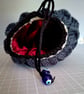 Dragon-scale bag with lining - ideal for dice etc. - Image 2