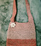 Handmade Natural Jute and ombre yarn Shoulder Bag