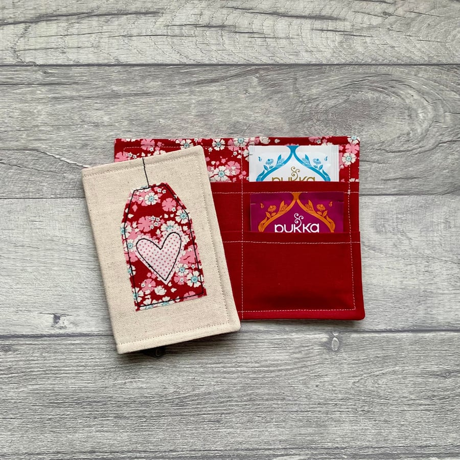 Tea bag wallet, tea lover gift