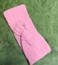 Pink Glitter Headband Ear Warmer