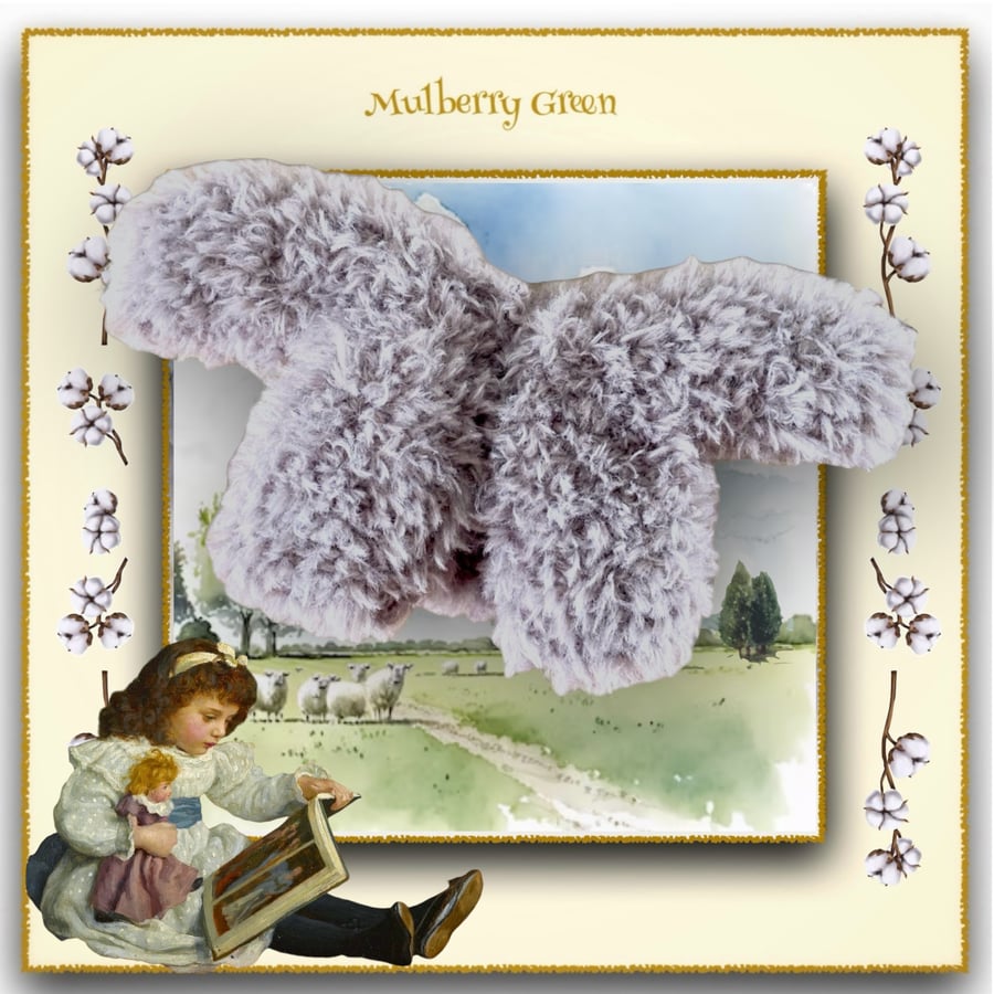 Faux Fur Shrug Cardigan