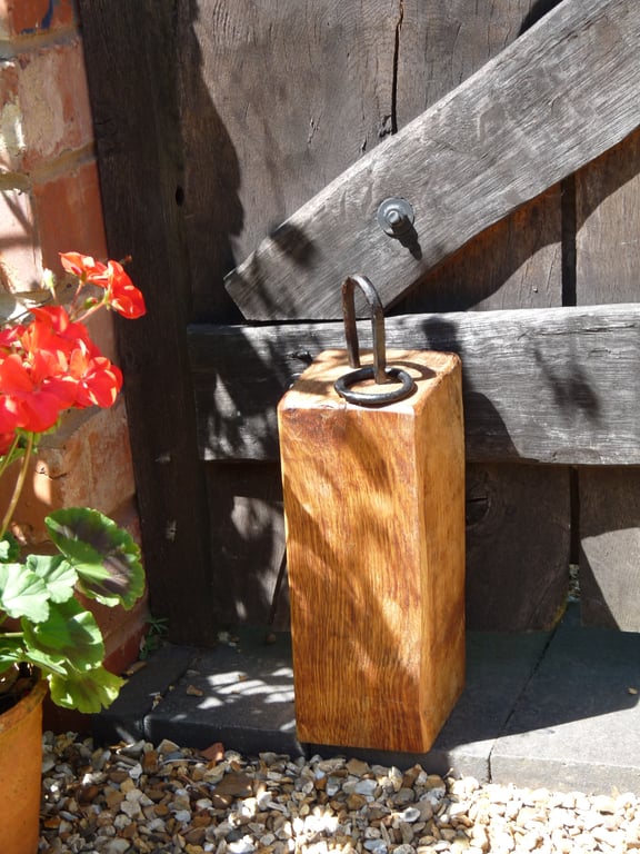 Rustic Doorstop handforged