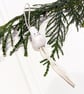 Tiny Hanging Bunny Decoration - Flowers - Image 2