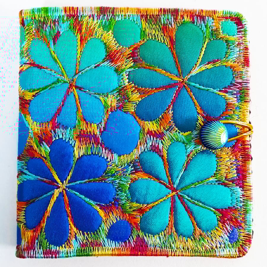 Needle Case for Sewing with Free Machine Embroidery 