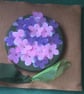 Hydrangea, stitched petals with beads - Image 1