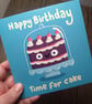 Birthday cake birthday card