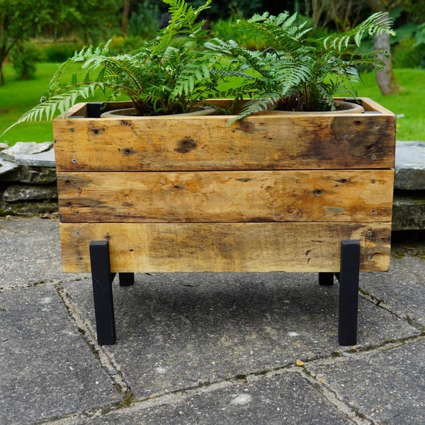 Rustic Pallet Wood Planter