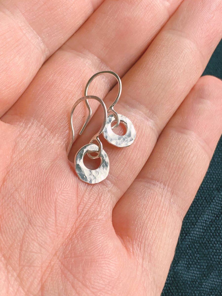 Sterling silver drop Earrings, Handmade Urban Jewellery WEDDING