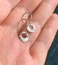 Sterling silver drop Earrings, Handmade Urban Jewellery WEDDING