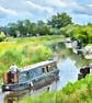 Canal Boats Norfolk A5 Greeting Card  - Image 1
