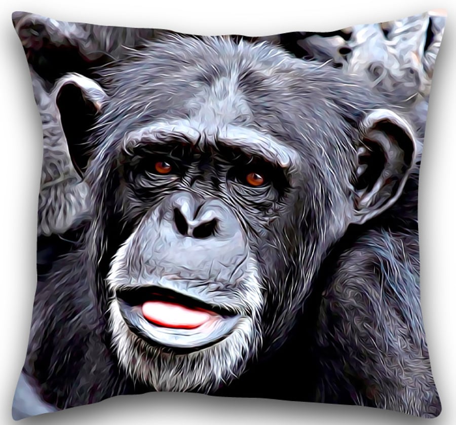 Chimpanzee Cushion Chimpanzee pillow 