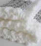 Grey and White Baby Blanket - Image 3