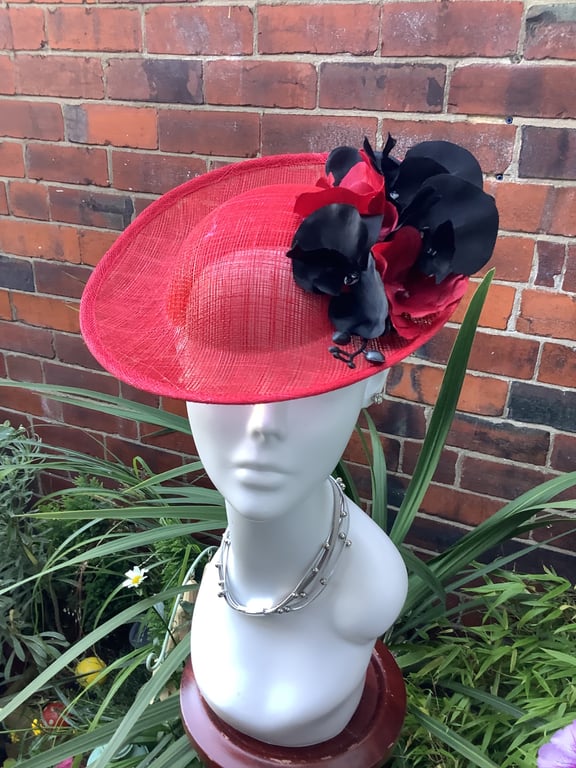 Beautiful Handmade hat, Hat for the Races, Hats for Ascot, Special Occasion Hats