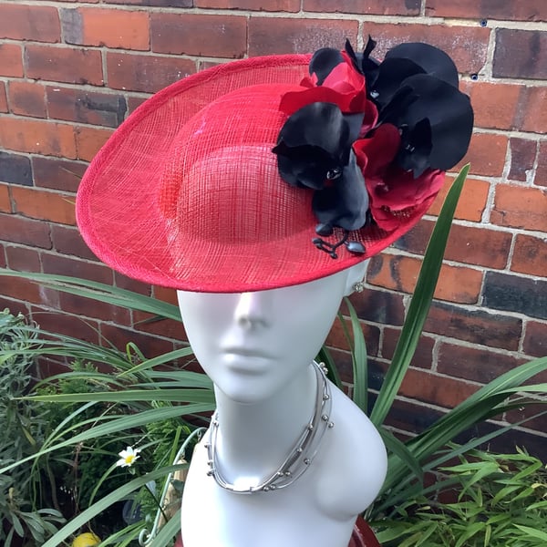 Beautiful Handmade hat, Hat for the Races, Hats for Ascot, Special Occasion Hats