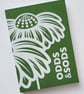 A6 HARDBACK NOTEBOOK - GREEN ECHINACEA - Image 1