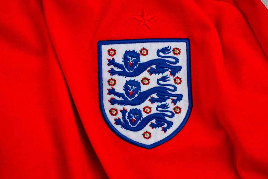 England Three Lions Photograph Print