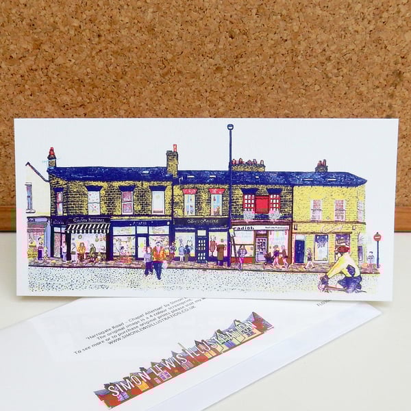 Harrogate Road - Chapel Allerton - Leeds Greetings Card
