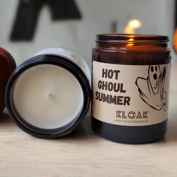 Hot Ghoul Summer Halloween Candle