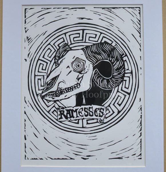 Ramasses - Lino Print - Limited Edition