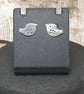 Sterling Silver 925 Birds Stud Earrings - Image 4