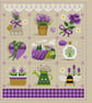 011 Cross stitch pattern - Lavender Fields Bees and nature - A Victorian Sampler - Image 3