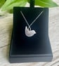 Handmade Sterling Silver 925 Bird Pendant Necklace & Chain - Image 4