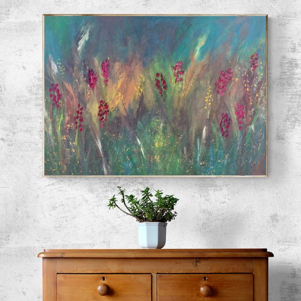 The Meadow Original Acrylic Painting 