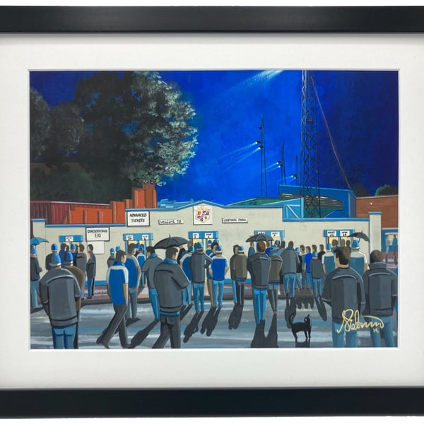 Cowdenbeath, Framed & Unframed Art Print Football Club FC, Central Park Gift