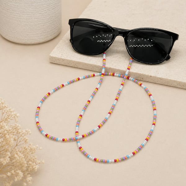 Handmade seed bead sunglasses glasses chain