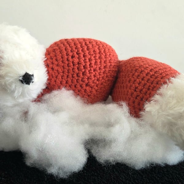 Sleeping Crochet Fox